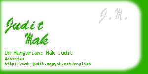 judit mak business card